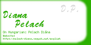 diana pelach business card